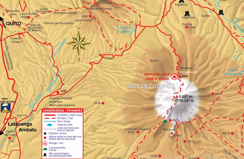 Cotopaxi Map