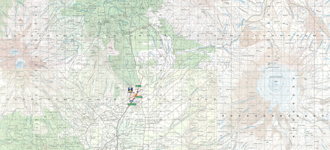 Iliniza Cotopaxi Map