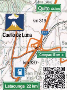 Access roads to Hotel Cuello de Luna