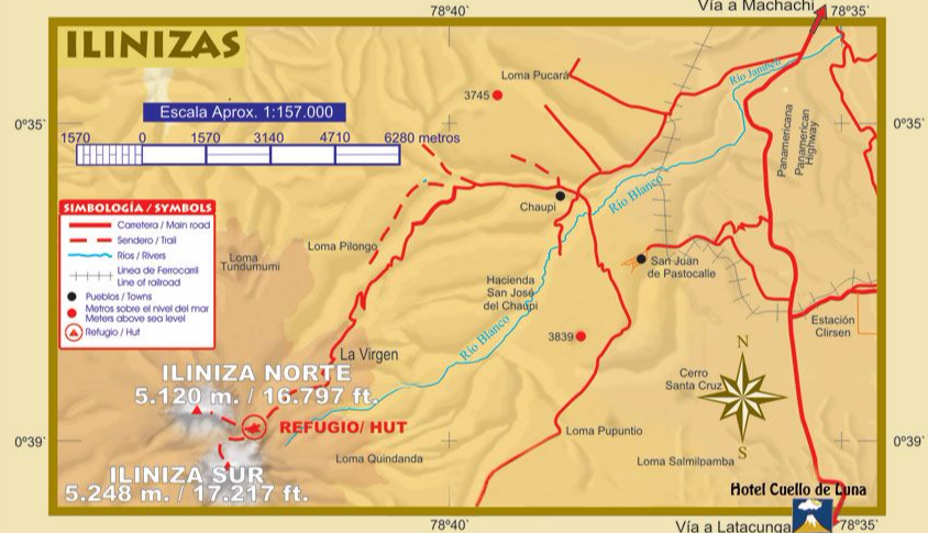Map Iliniza